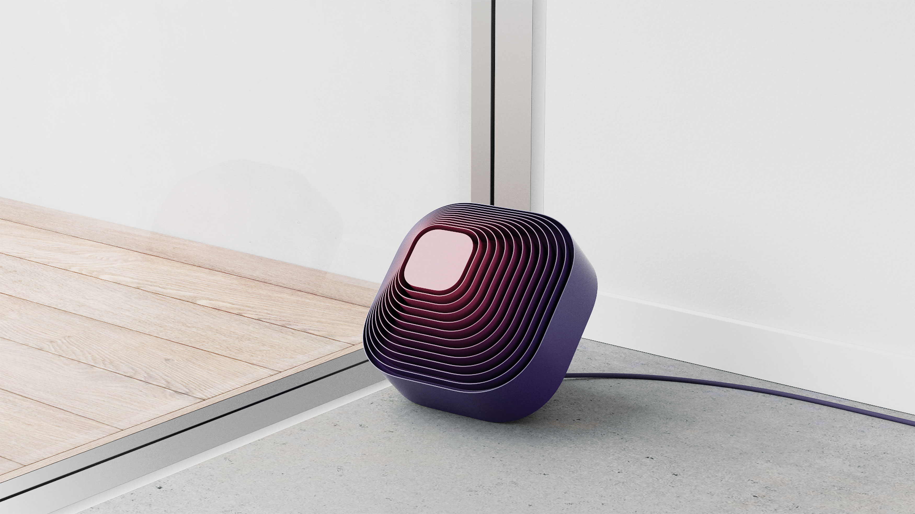 Gradient，Concise beauty，heater，Concentric grid，2019 red dot design concept award，