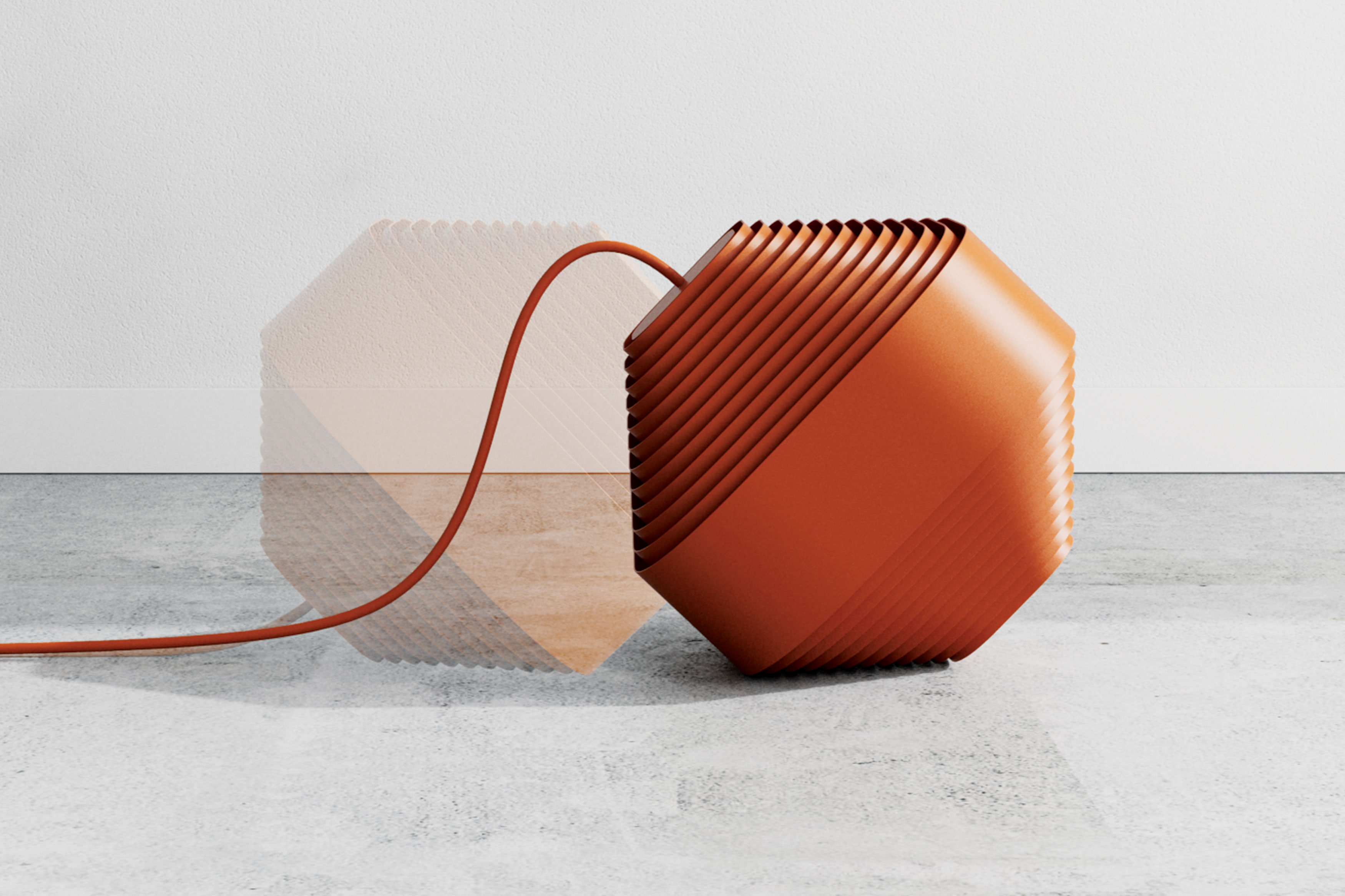 Gradient，Concise beauty，heater，Concentric grid，2019 red dot design concept award，