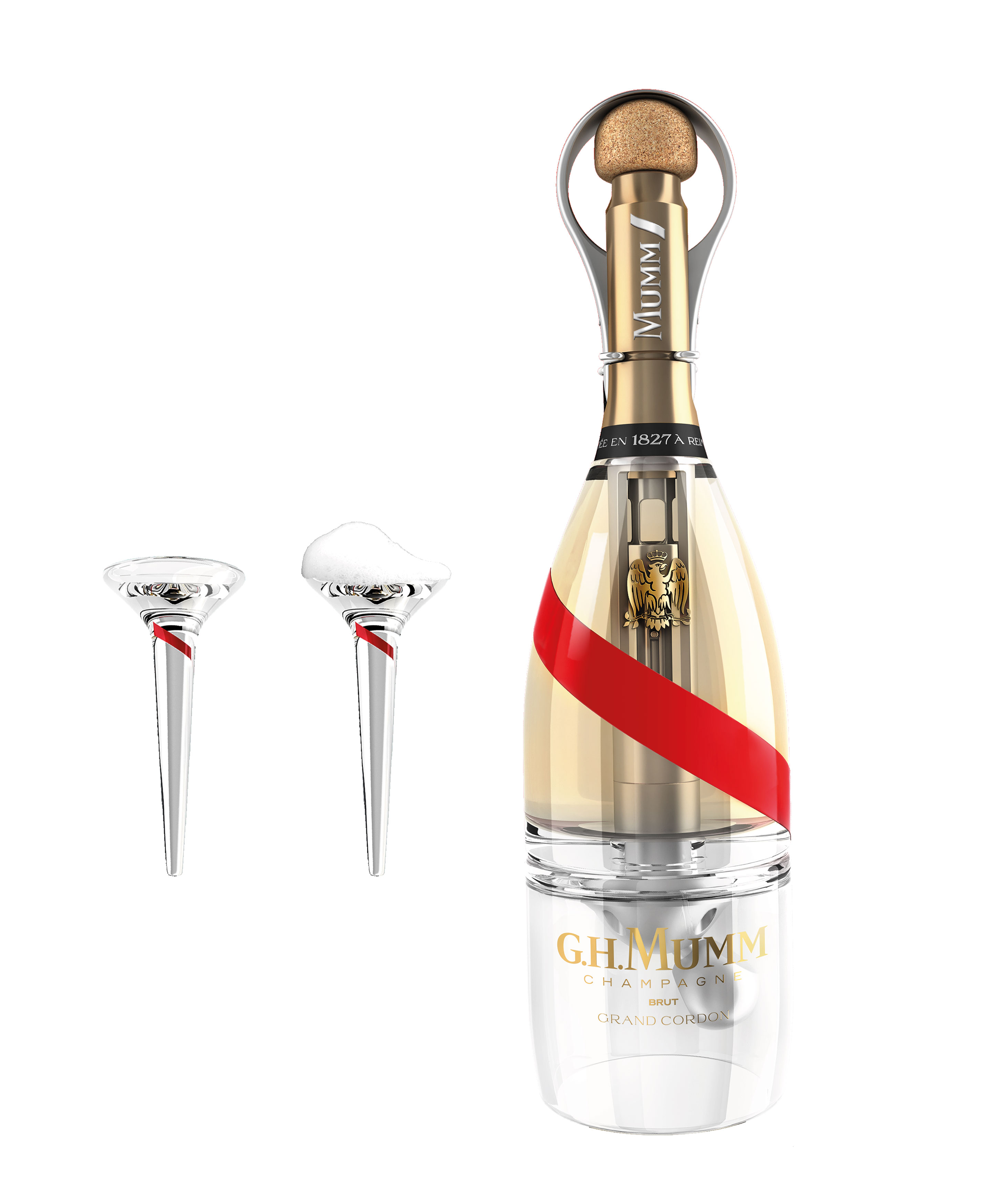 2019 red dot design concept award，Novel wine cup，The wine bottle，Wine Glass，Zero gravity，Space environment，