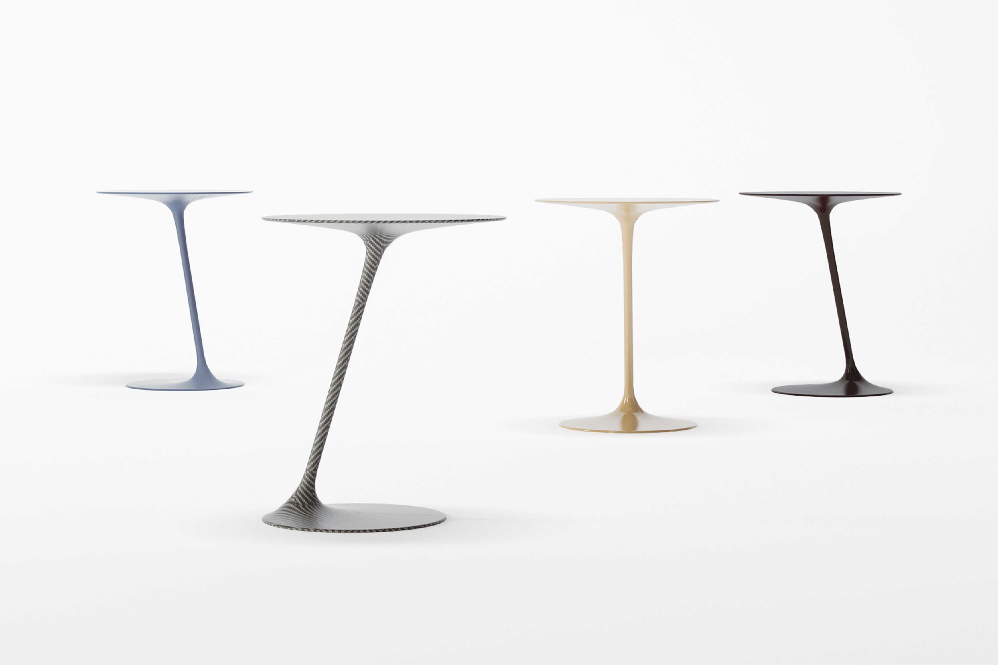 2019 red dot design concept award，Lightness，Table，Carbon fiber, metal and ABS plastics，Welcome several，