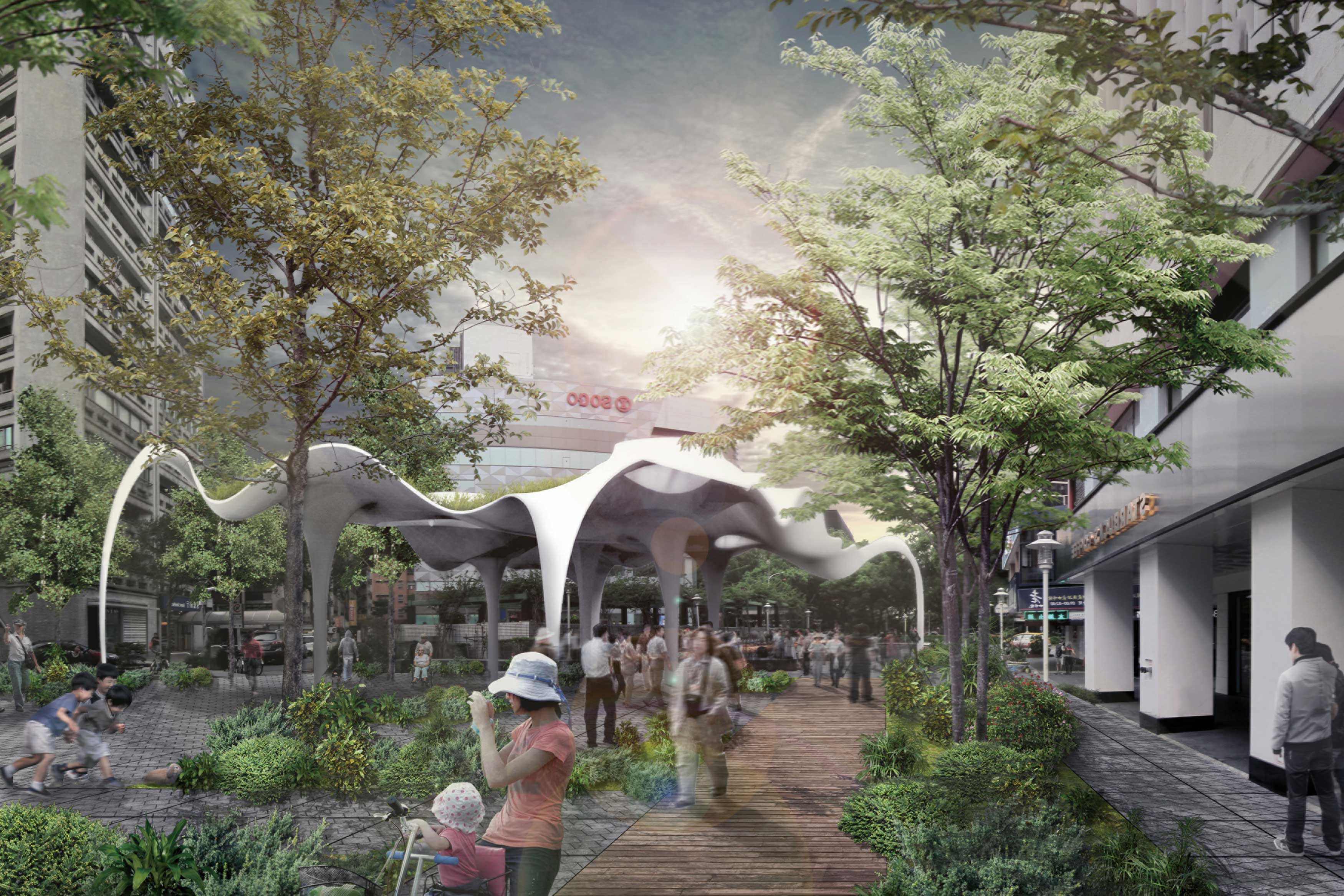 2019红点设计概念大奖,风亭,智能"自然资源回收系统"