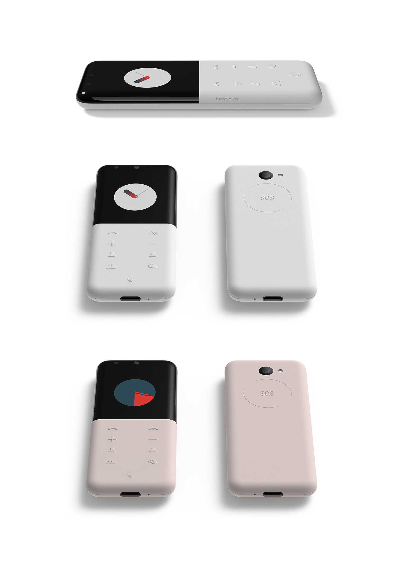 2019 red dot design concept award，AI Voice Service，Intelligent voice，Built in voice translation and other functions，Mobile phone，