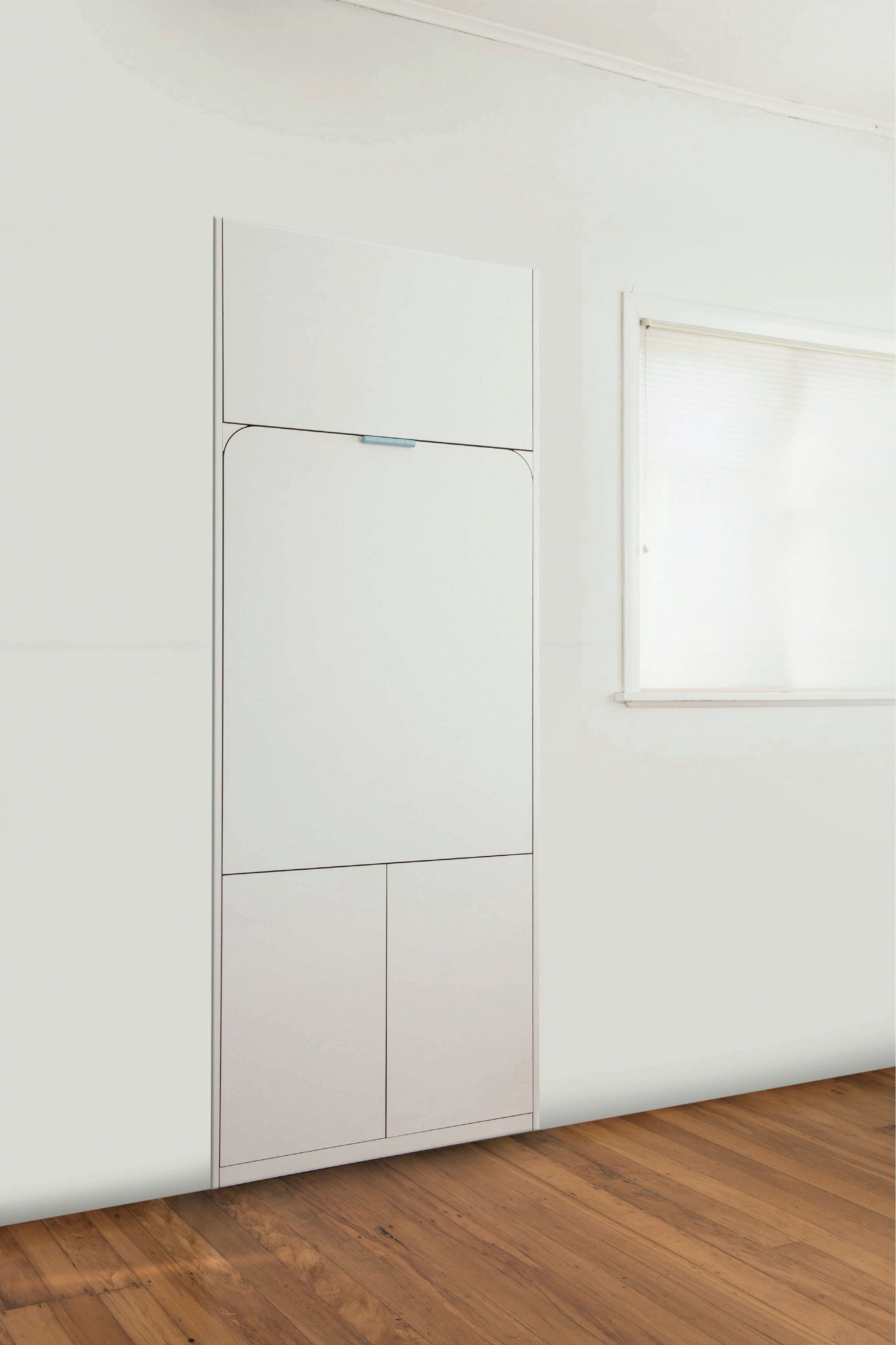 2019 red dot design concept award，Compact folding dining table，Birch plywood ，Powder coated steel and aluminum，High pressure laminate，Save space，