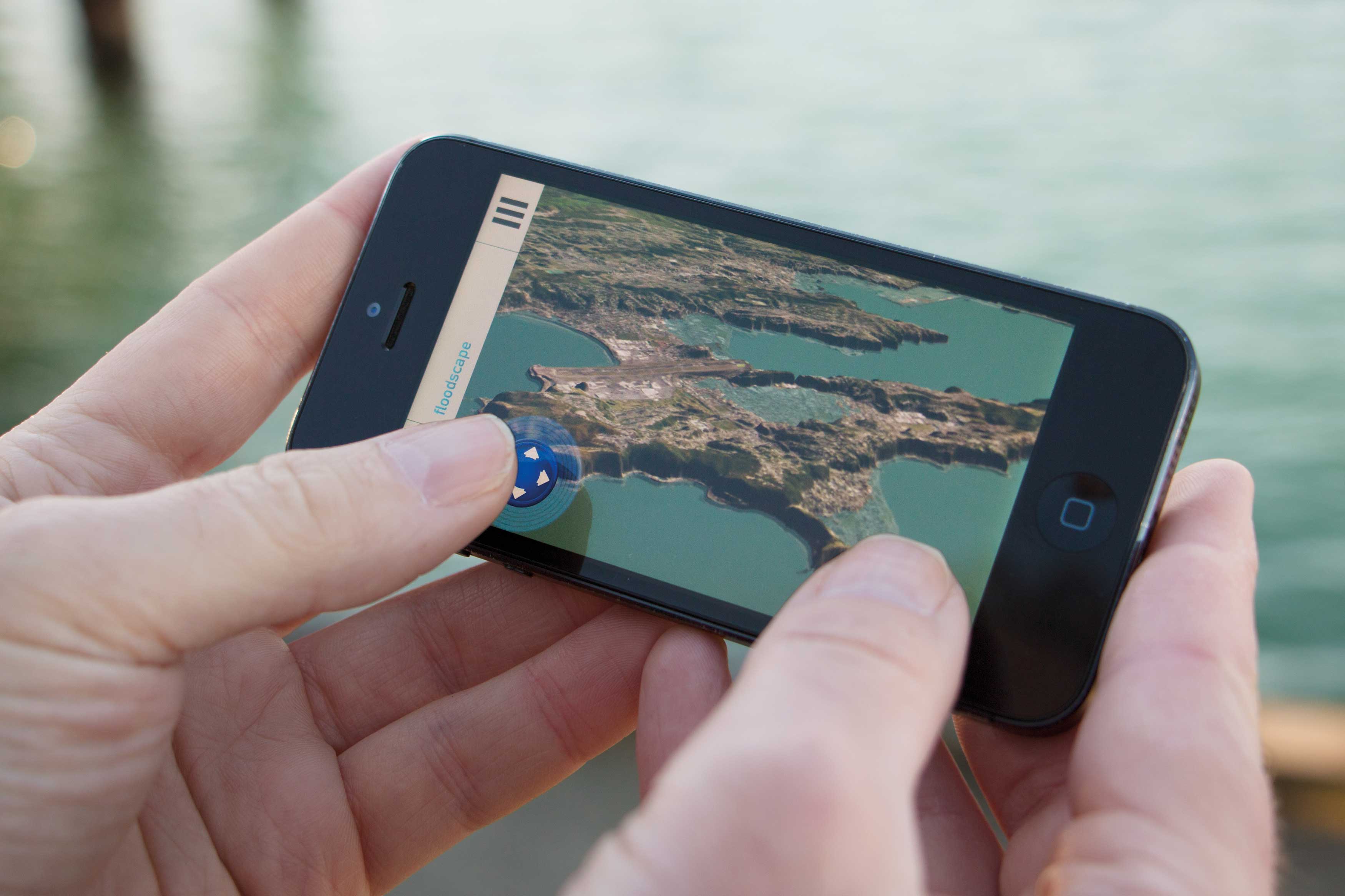 2019 red dot design concept award，Responsive emergency self rescue application，tsunami，Life seeking information，