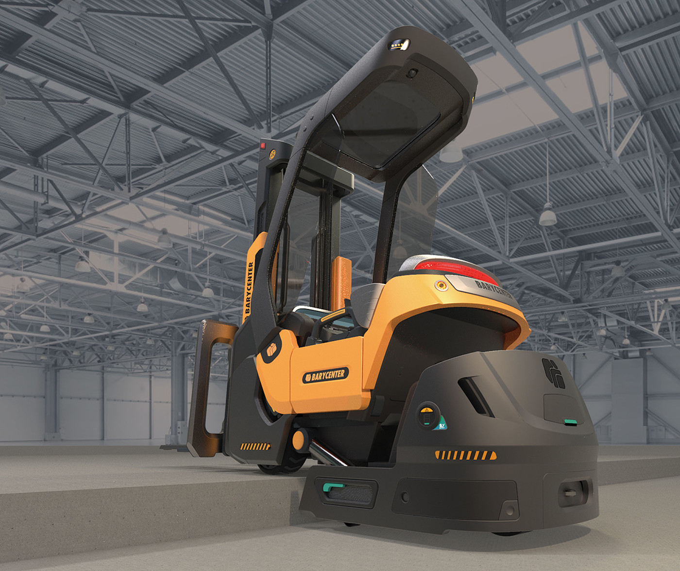 2019 red dot design concept award，Small forklift，flexible，Handling tools，