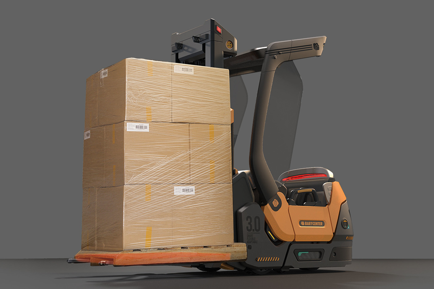 2019 red dot design concept award，Small forklift，flexible，Handling tools，