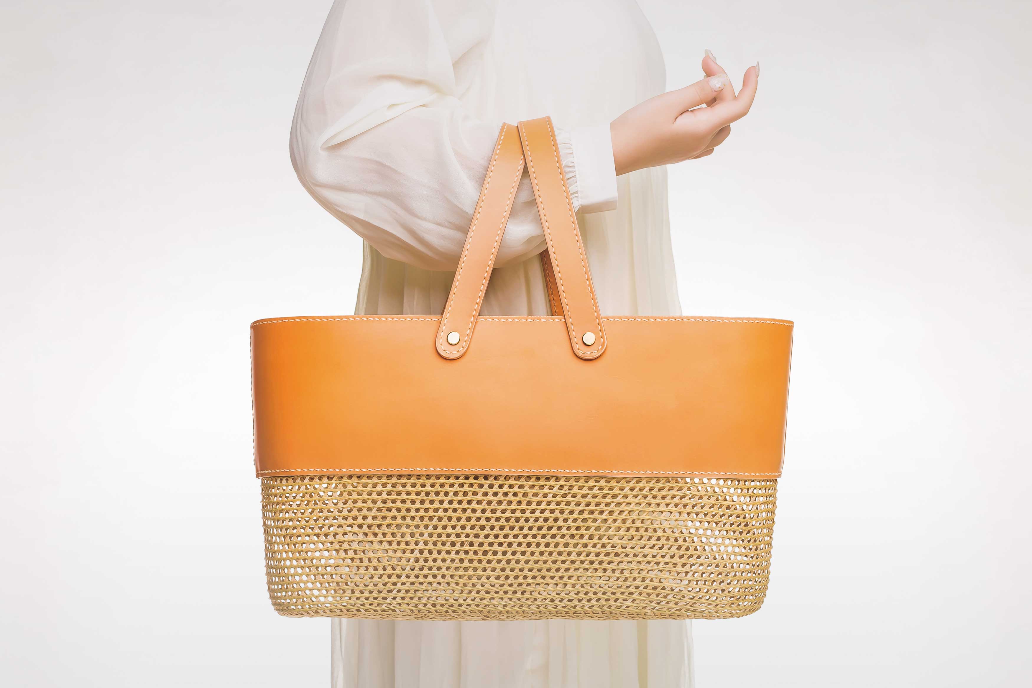 2019 red dot design concept award，Bamboo，Bamboo products，Natural leather shoes，Watch bag，handbag，