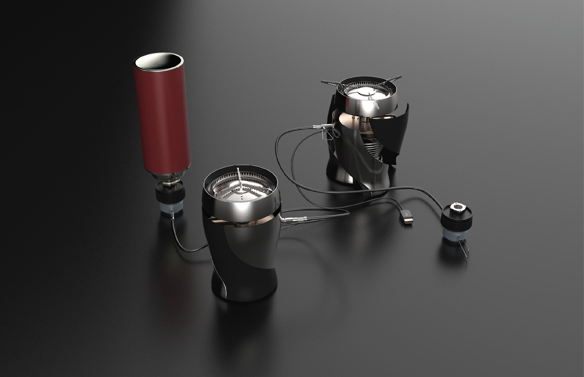 Reprint，industrial design，product design，Motor generator，Camping stove，