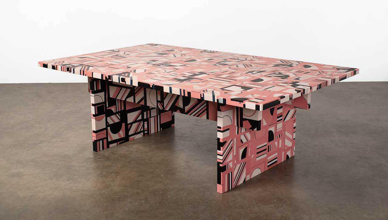 resin，Tables and chairs，color，Splicing，