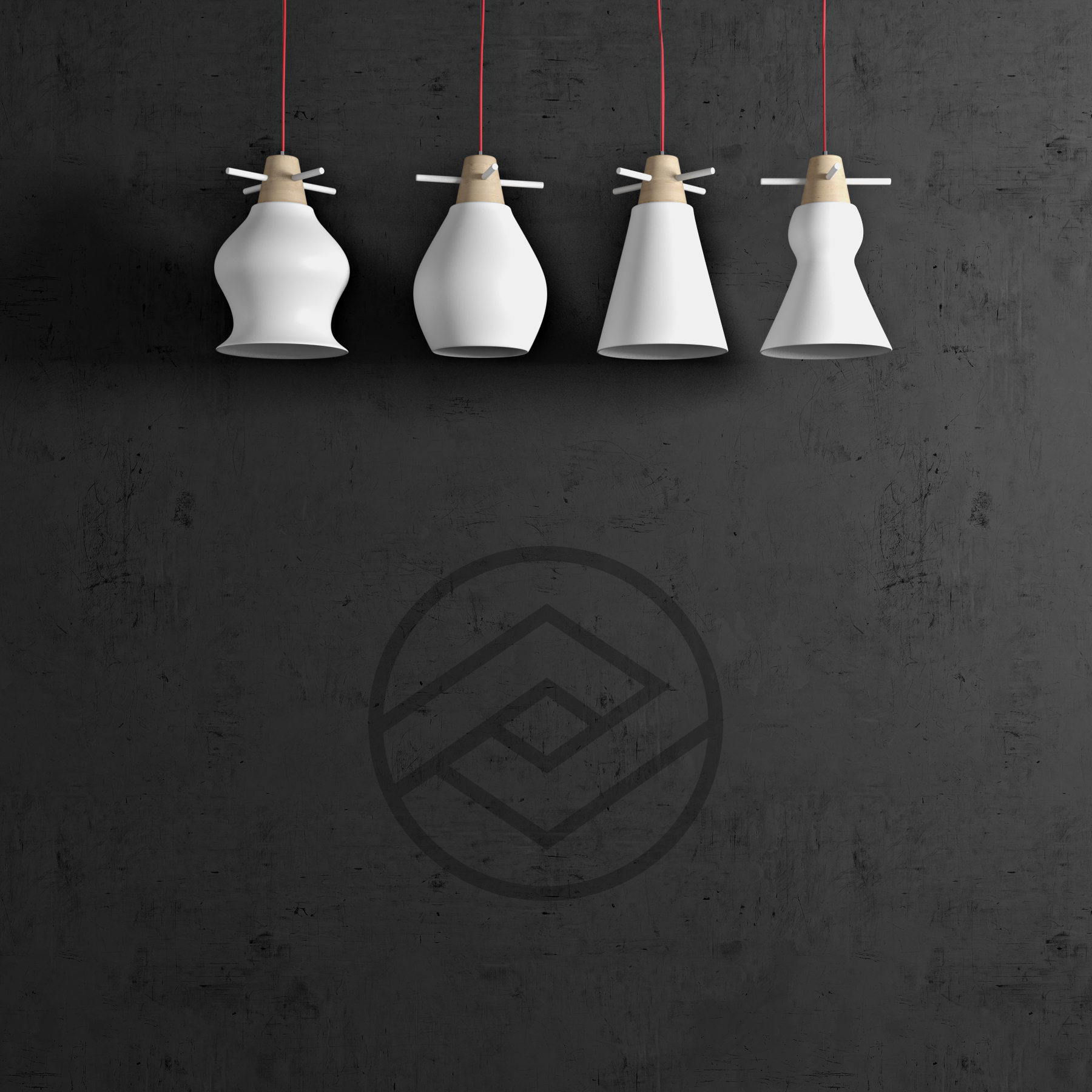 Home Furnishing，a chandelier，product design，industrial design，Simplicity，