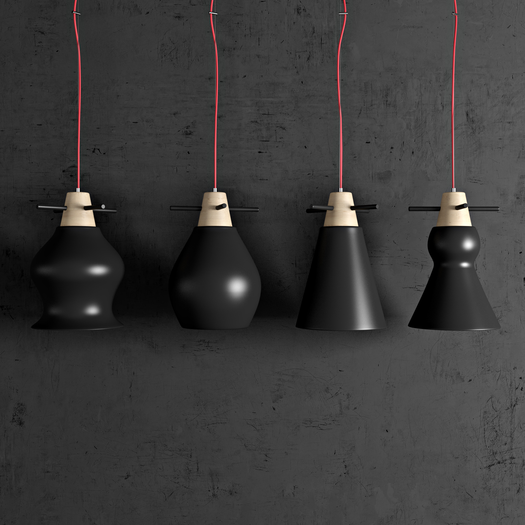 Home Furnishing，a chandelier，product design，industrial design，Simplicity，