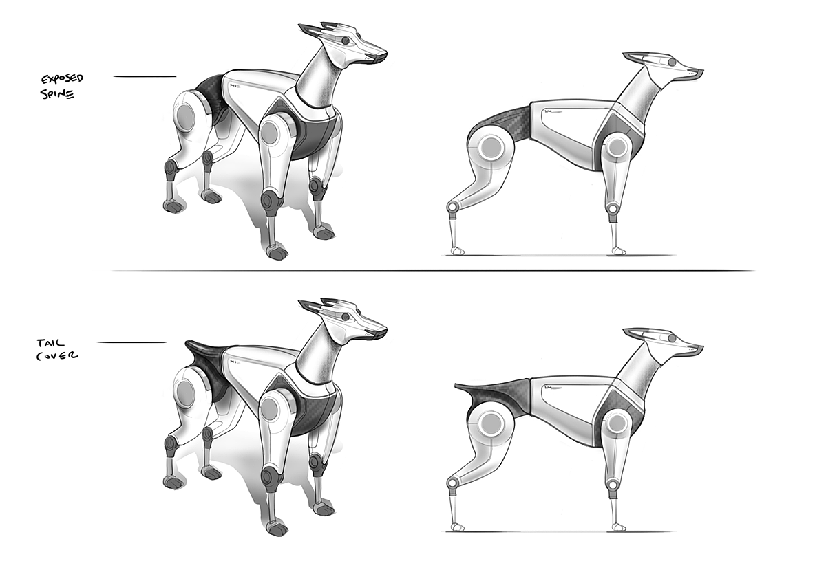 机器狗，电子宠物，工业设计，robot，