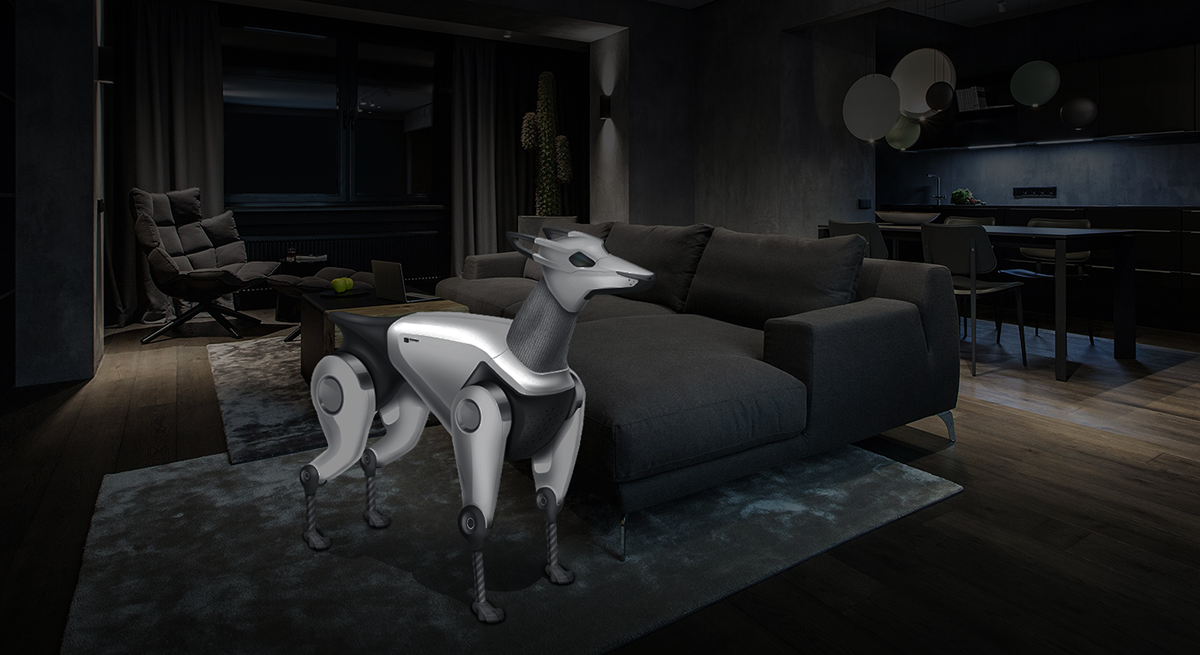 Robot dog，Electronic pet，industrial design，robot，