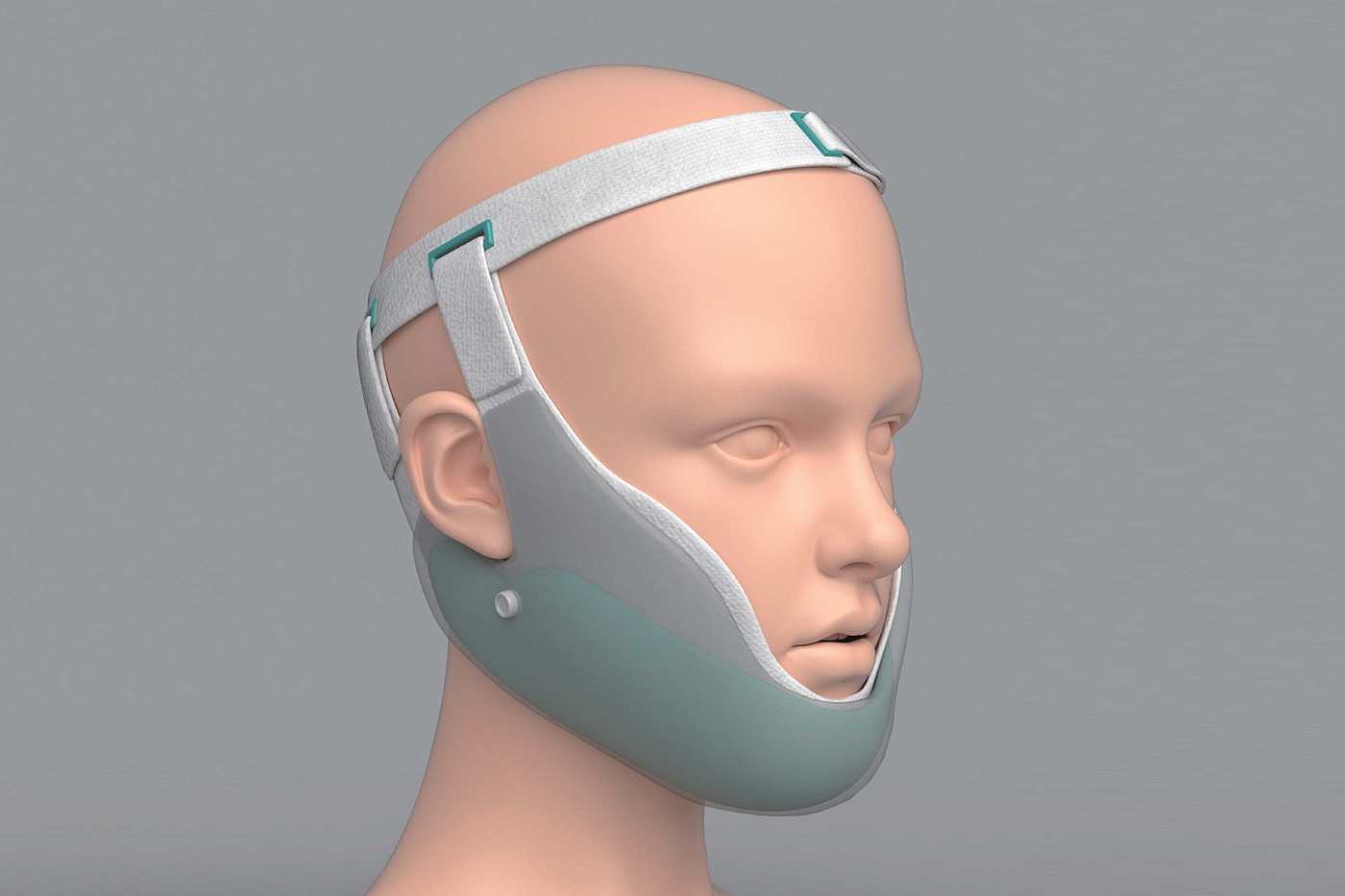 2019 red dot design concept award，Designed for patients undergoing maxillofacial surgery，Pressurized medical mask，