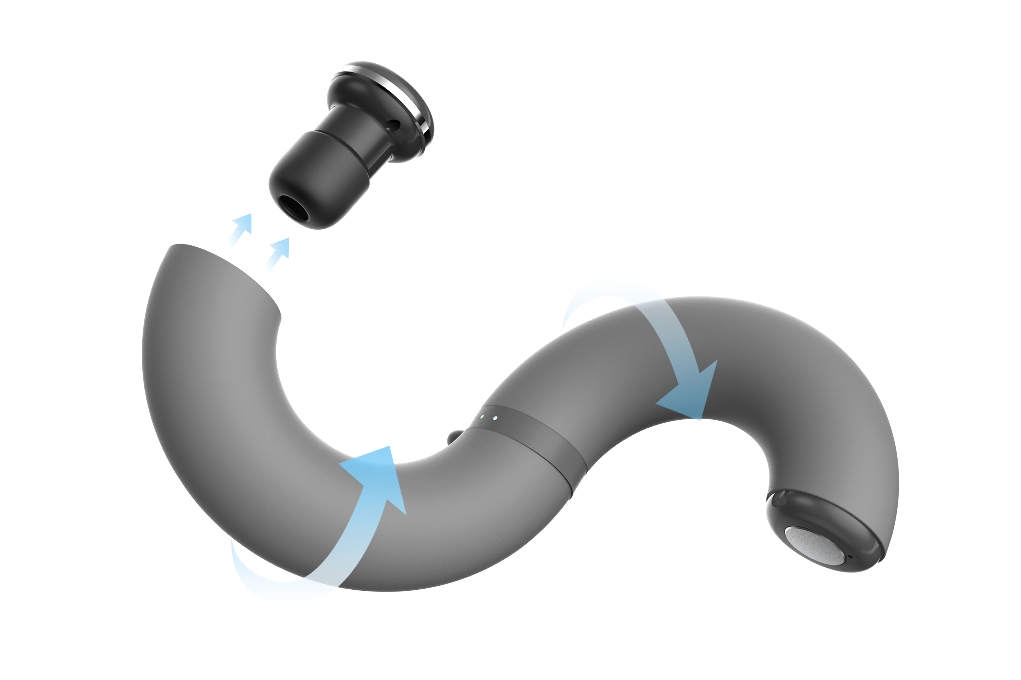 annular，Earphone box，Bluetooth headset，PlayGear Stealth ，Elastic ring，2019 red dot design concept award，