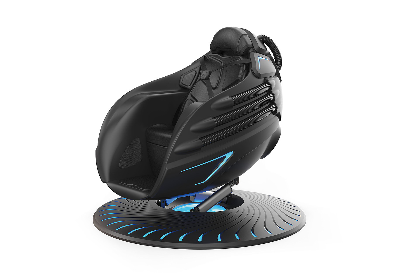 VR seat，Game simulator，Motion simulator，virtual reality，2019 red dot design concept award，VR Game Seat Design，