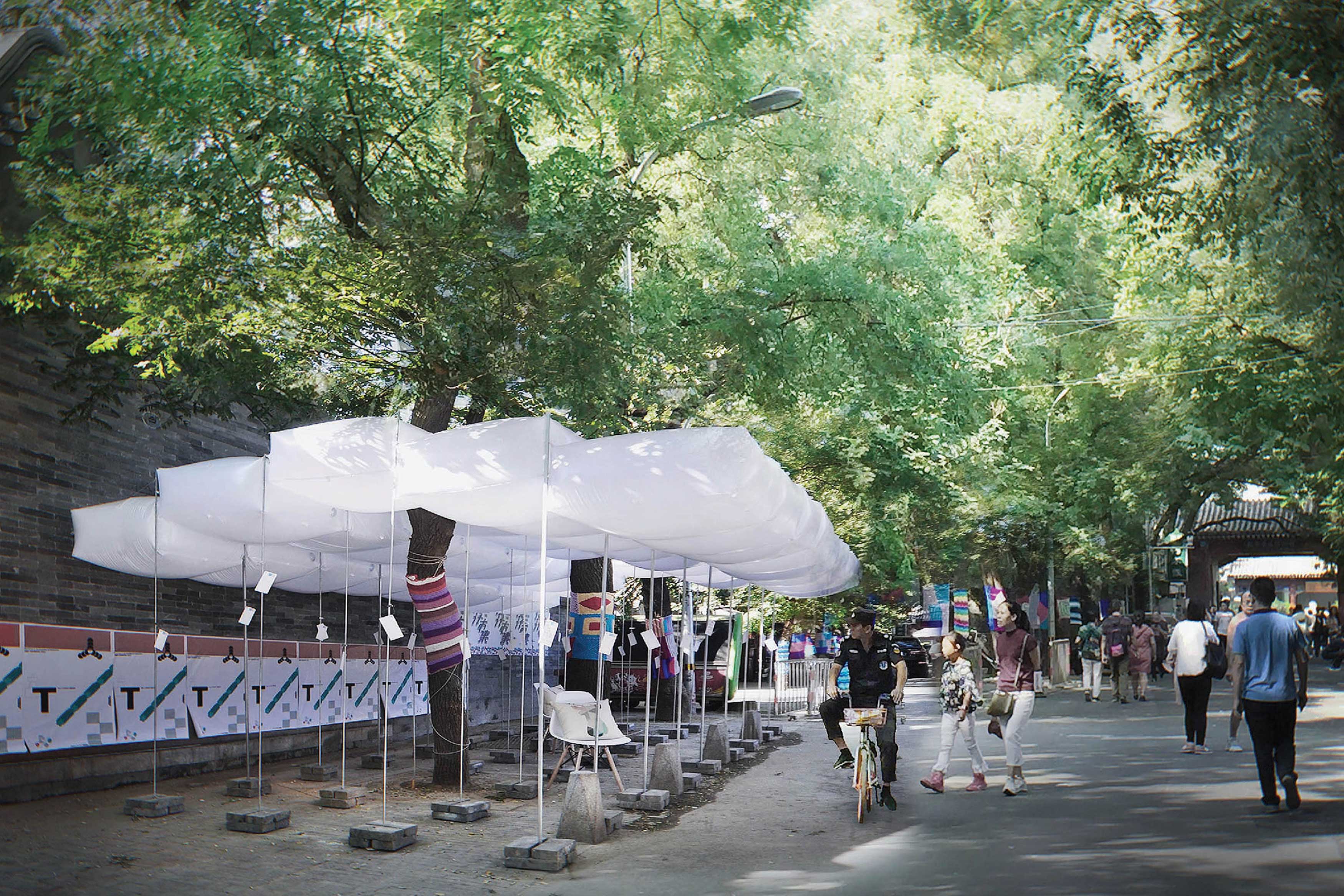 2019 red dot design concept award，Balloon Pavilion，Public space design，