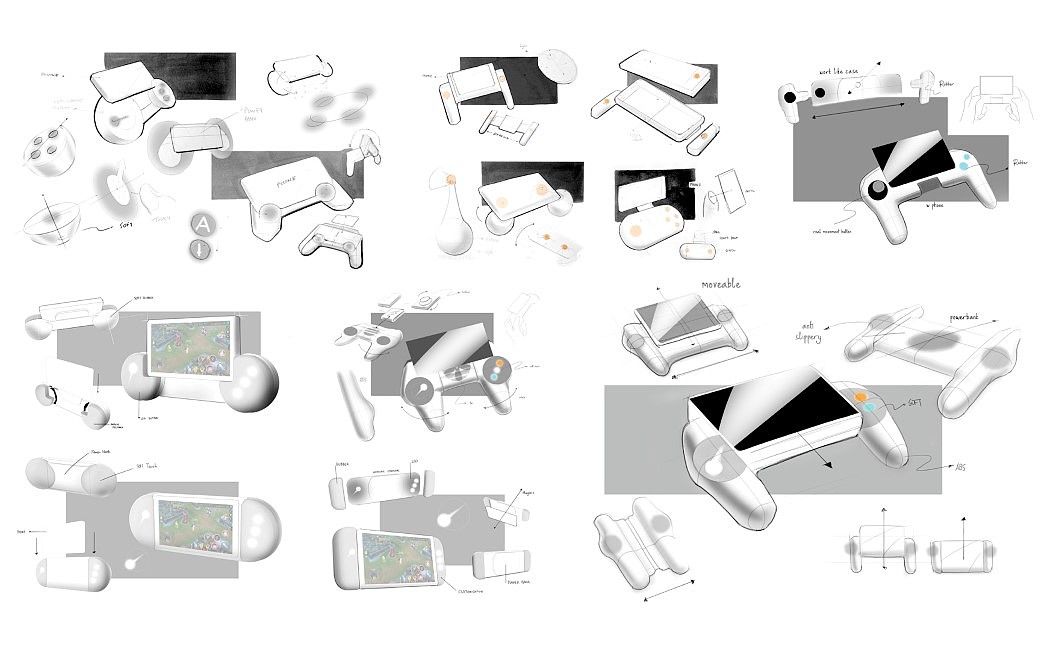 2019 red dot design concept award，Smartphone，Game Controller，Game handle，