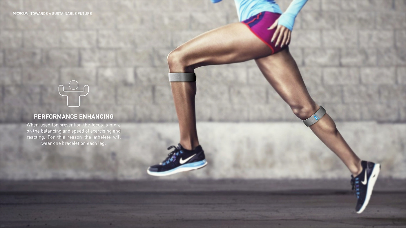 护膝，韧带康复器，Nokia Ara，2019红点设计概念大奖，