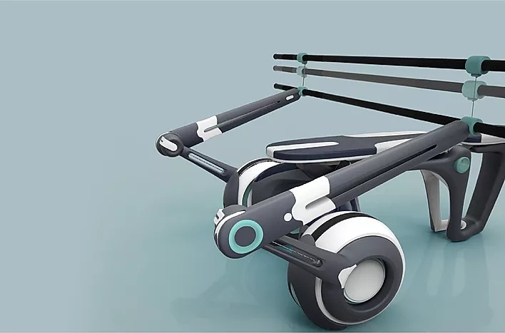 2019 red dot design concept award，Barbell support，Anti falling，removable，Magnetoresistive system，Fitness equipment，