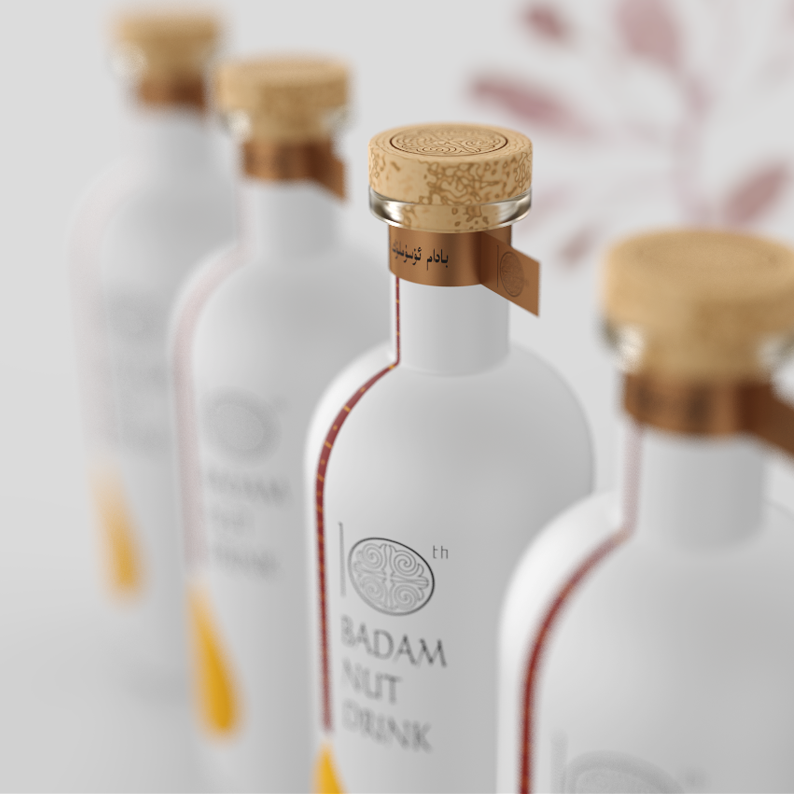 Uygur bow pull string musical instrument，sattar ，10th anniversary packaging，packing design，Beverage bottle，Specialty drinks，Xinjiang，2019 red dot design concept award，