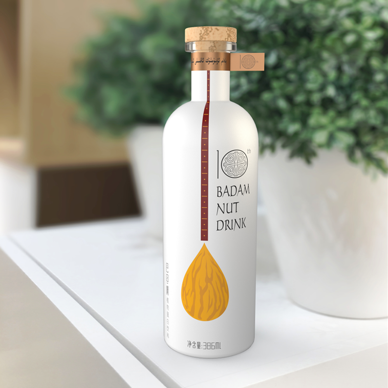 Uygur bow pull string musical instrument，sattar ，10th anniversary packaging，packing design，Beverage bottle，Specialty drinks，Xinjiang，2019 red dot design concept award，