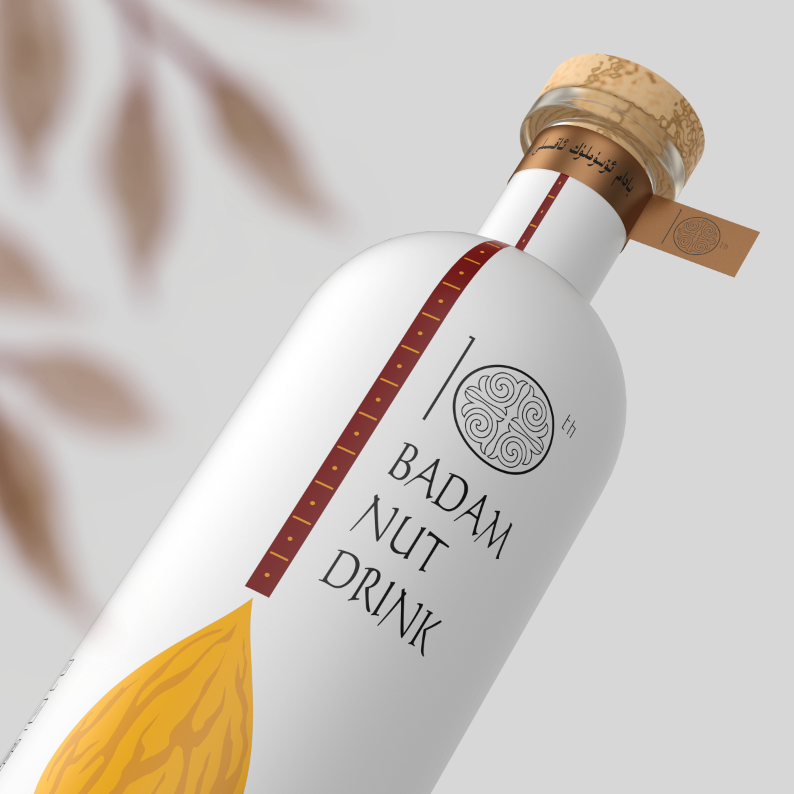 Uygur bow pull string musical instrument，sattar ，10th anniversary packaging，packing design，Beverage bottle，Specialty drinks，Xinjiang，2019 red dot design concept award，