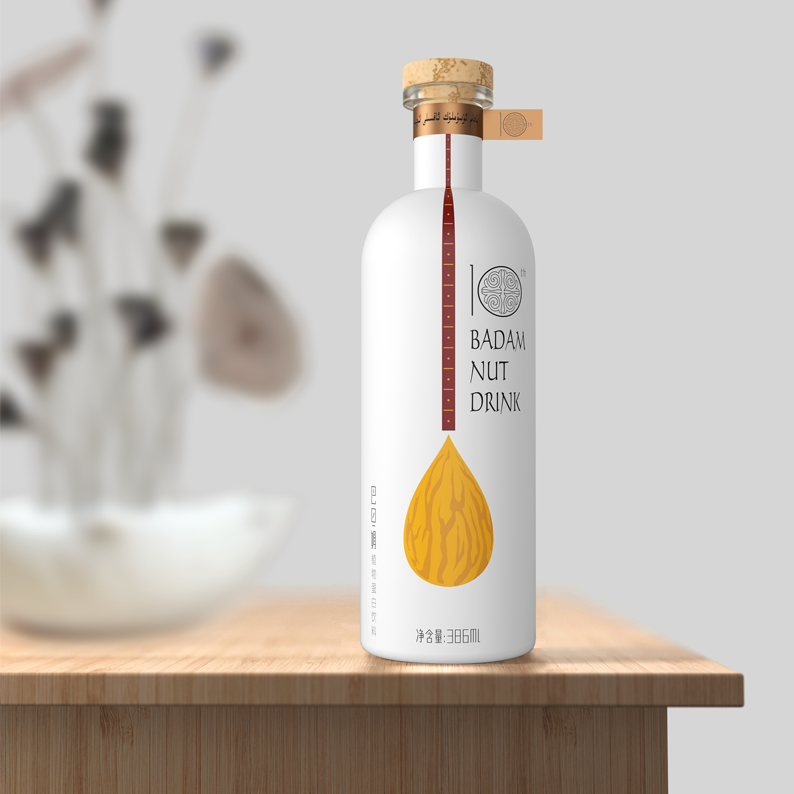 Uygur bow pull string musical instrument，sattar ，10th anniversary packaging，packing design，Beverage bottle，Specialty drinks，Xinjiang，2019 red dot design concept award，