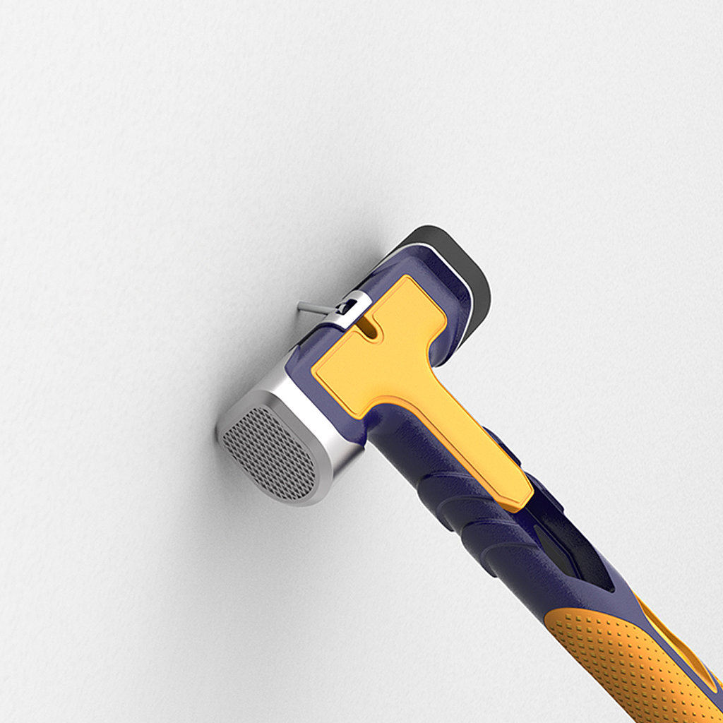 Measuring tools，Measuring ruler，multi-function，hammer，Protect fingers，2019 red dot design concept award，