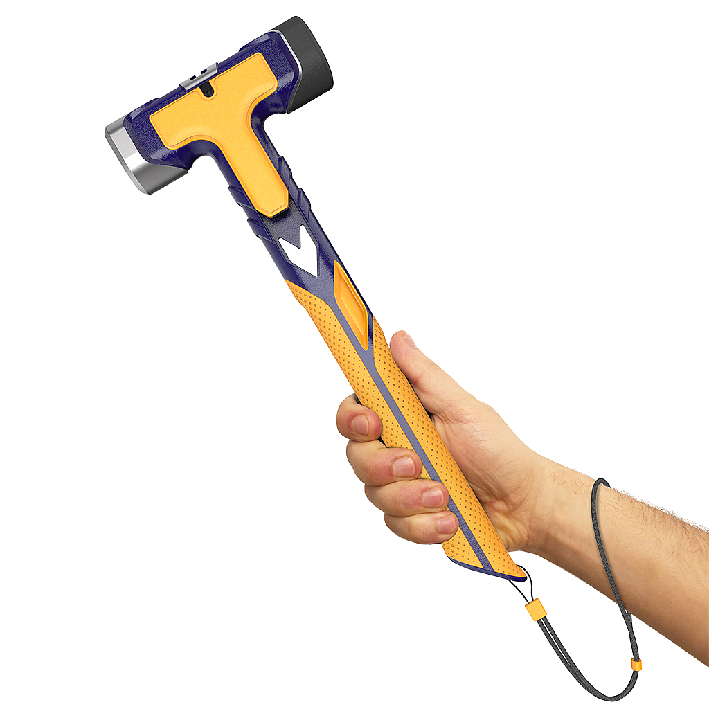 Measuring tools，Measuring ruler，multi-function，hammer，Protect fingers，2019 red dot design concept award，