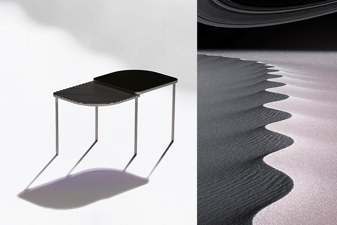 Extensible，Swing table，Table，2019 red dot design concept award，