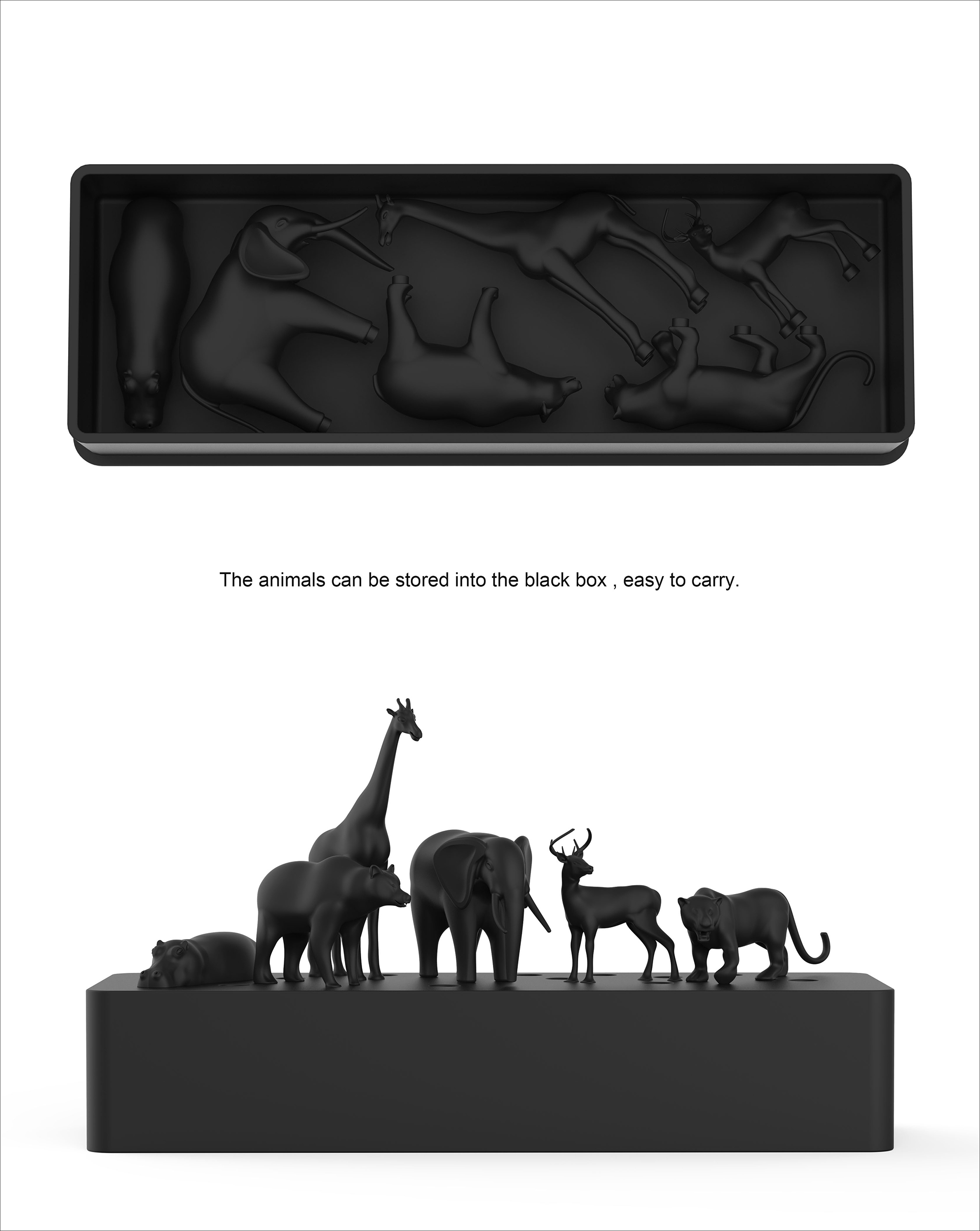 Jungle pen insert，Desktop storage，Tabletop decoration，Forest pen holder，2019 red dot design concept award，animal，