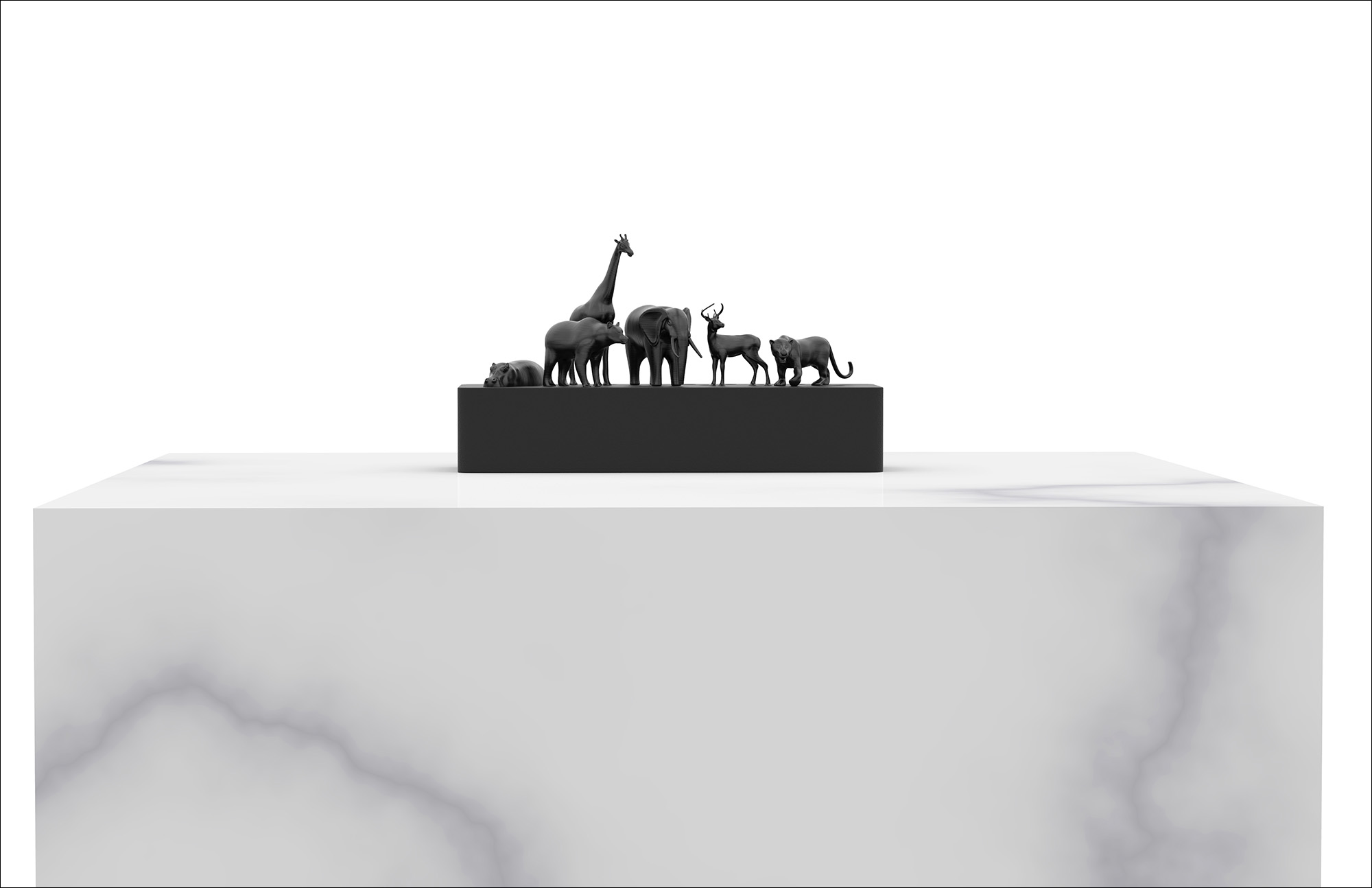 Jungle pen insert，Desktop storage，Tabletop decoration，Forest pen holder，2019 red dot design concept award，animal，