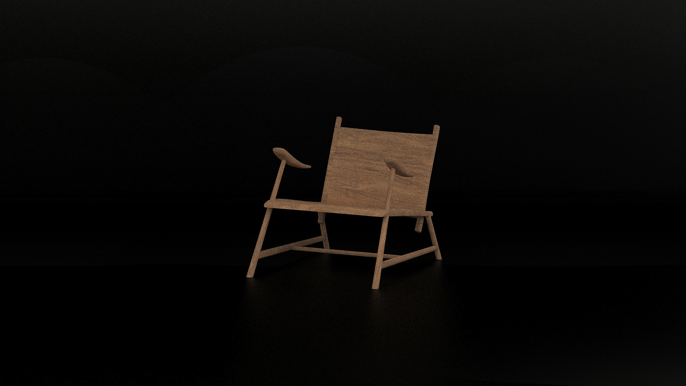2019 red dot design concept award，Inspired Chinese seal manuscript，Armchair，Rocking chair，Solid wood, oak and metal，furniture design ，