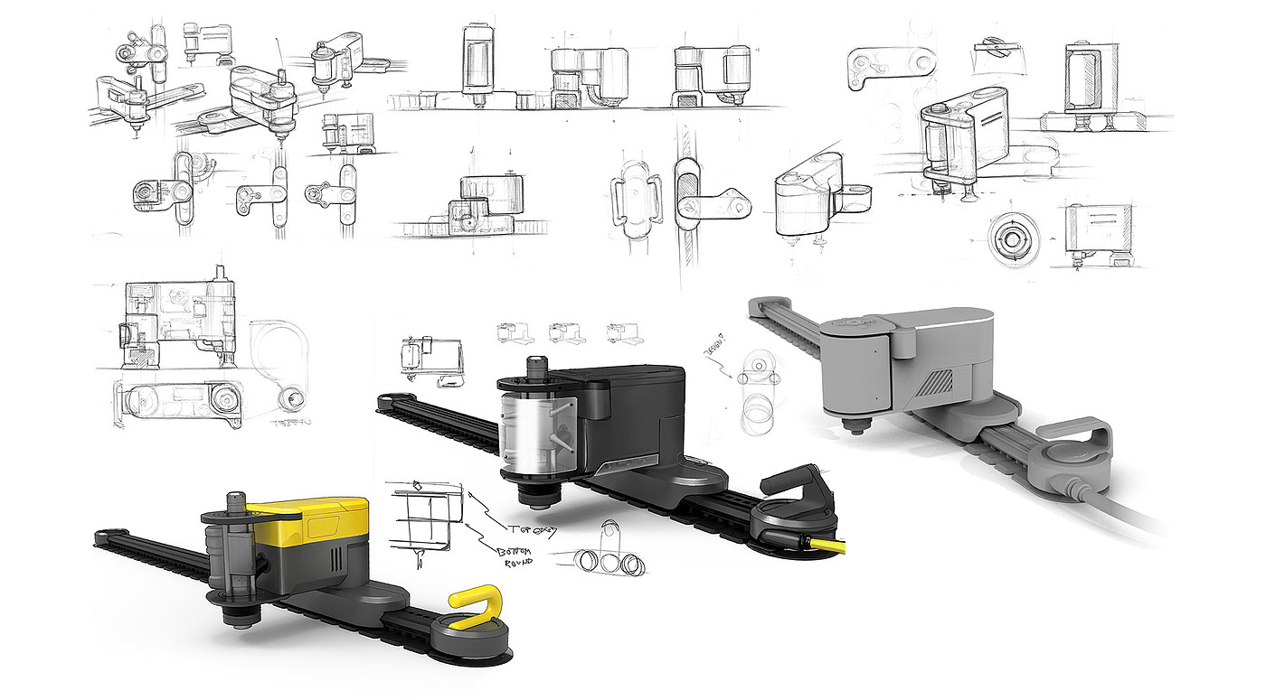 Automatic drilling system，Aircraft maintenance，2019 red dot design concept award，