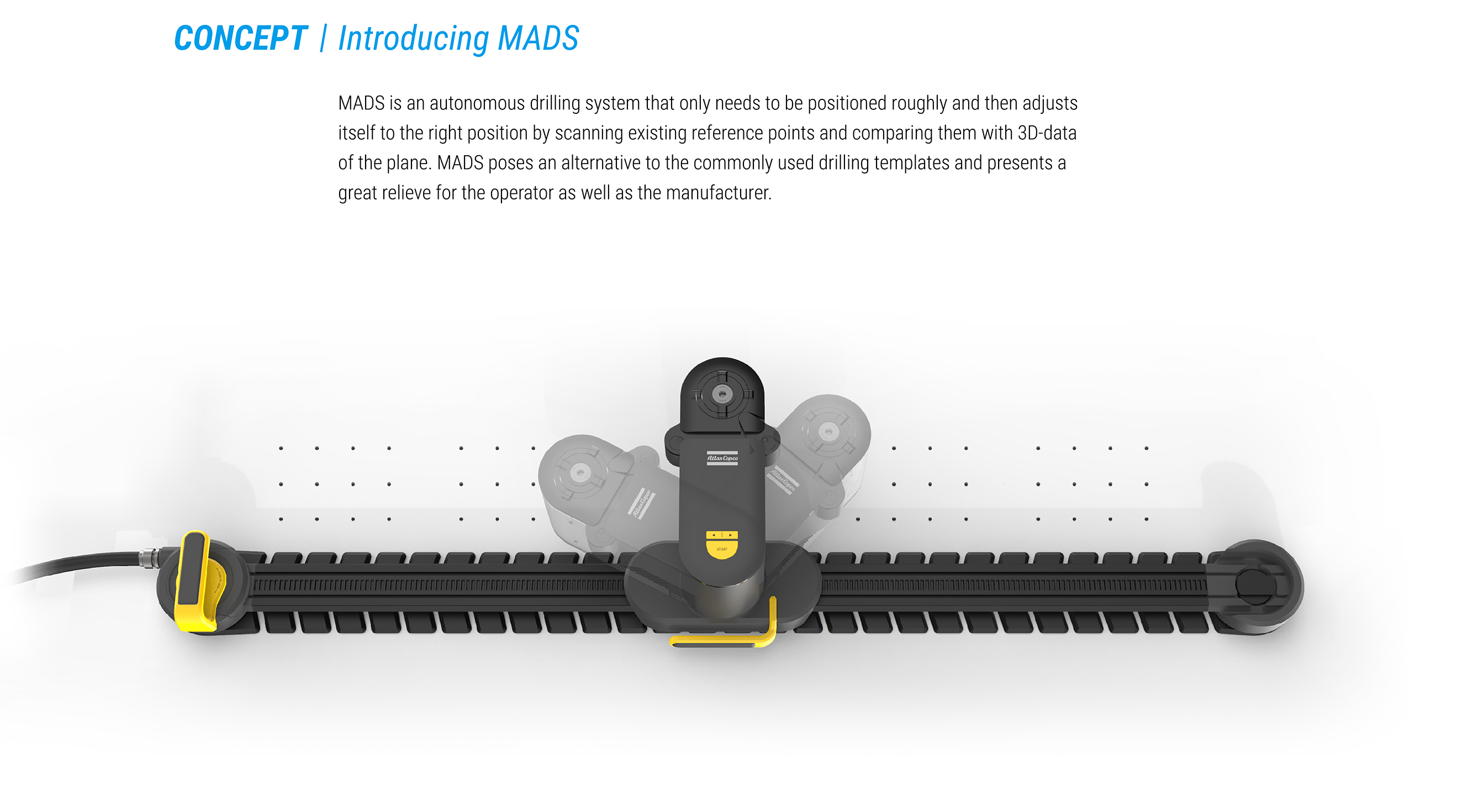 Automatic drilling system，Aircraft maintenance，2019 red dot design concept award，