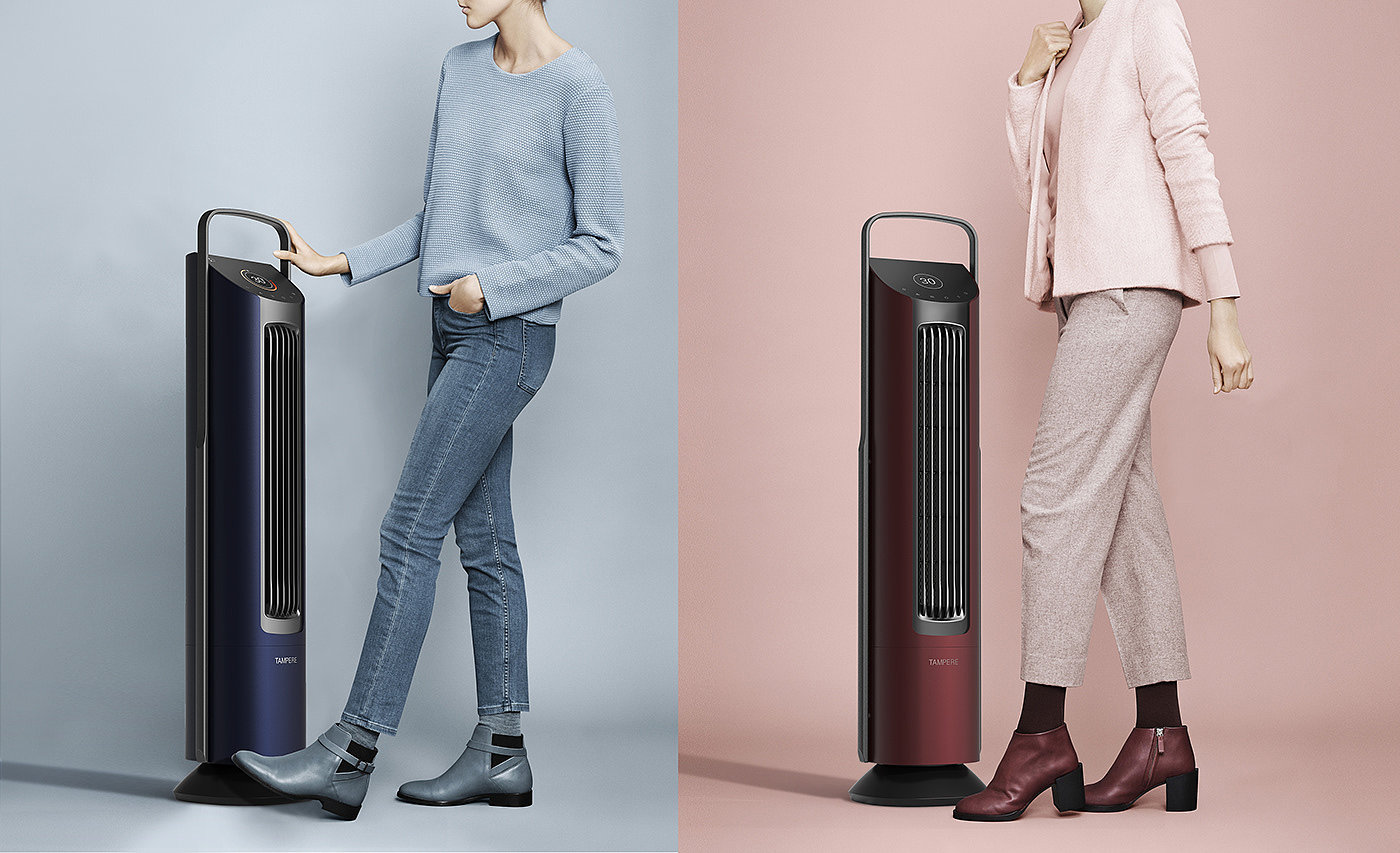 2019红点设计概念大奖，空气循环器，空气净化器，热雾加湿器功能，