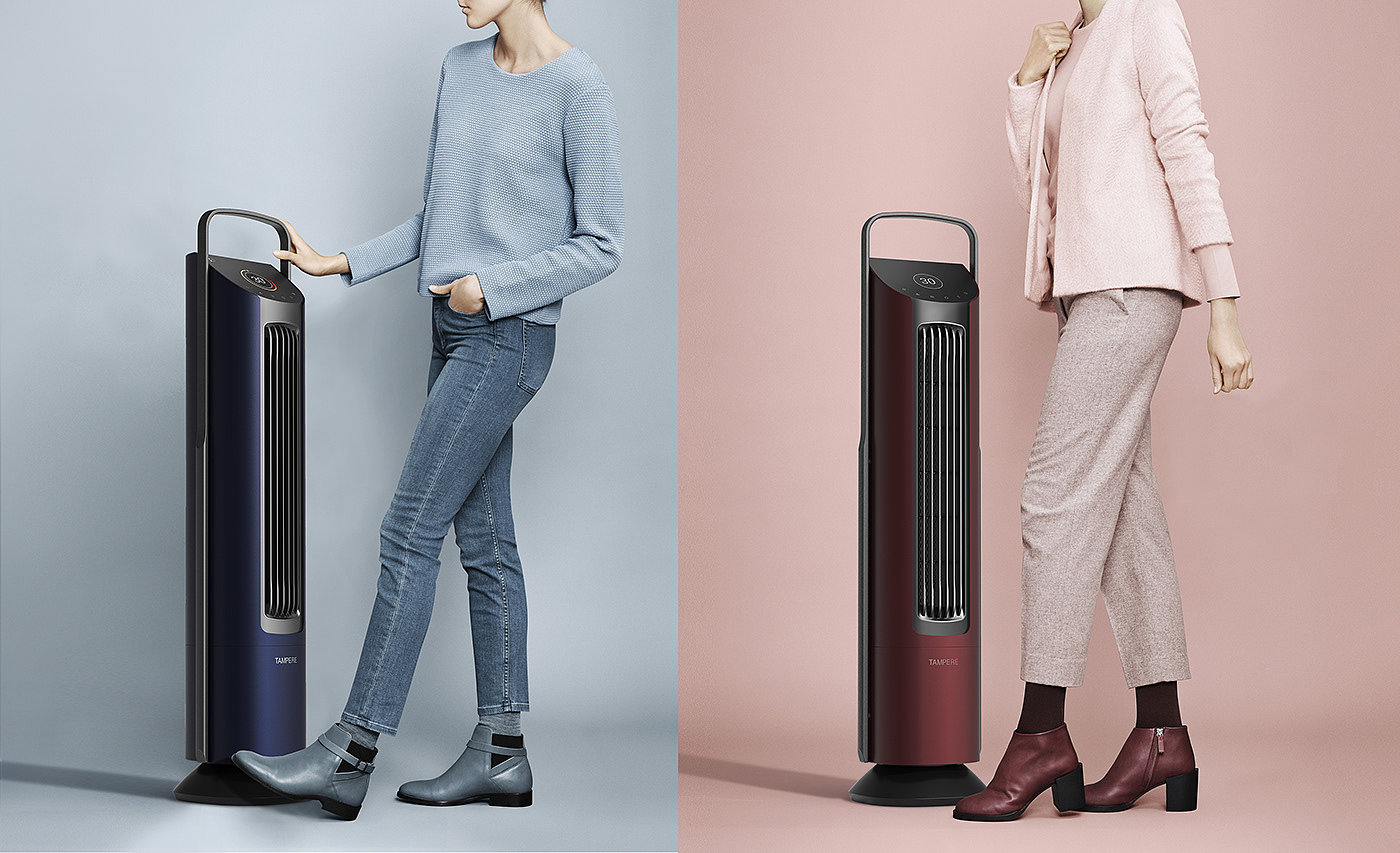 2019 red dot design concept award，Air circulator，air cleaner，Function of hot fog humidifier，