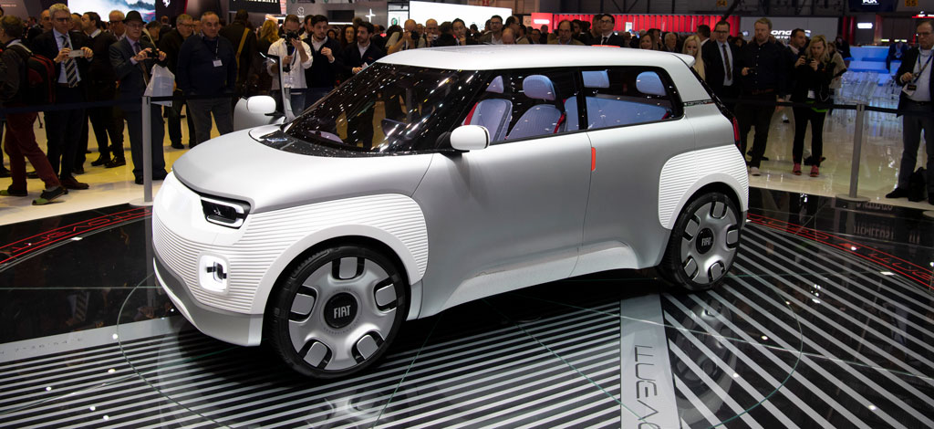 2019 red dot design concept award，Fiat electric concept vehicle，