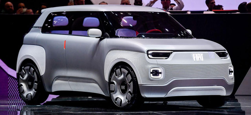 2019 red dot design concept award，Fiat electric concept vehicle，