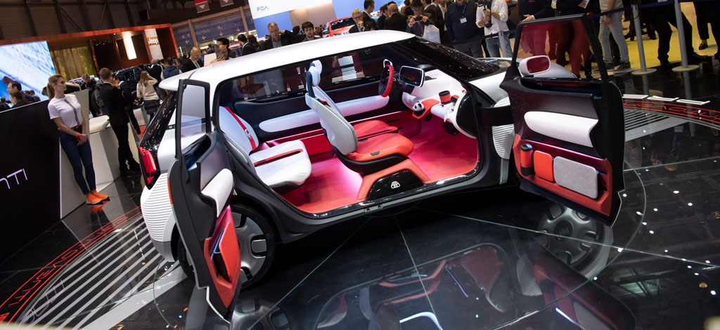 2019 red dot design concept award，Fiat electric concept vehicle，