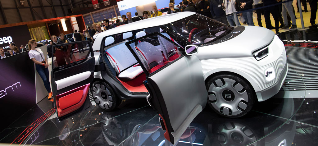 2019 red dot design concept award，Fiat electric concept vehicle，