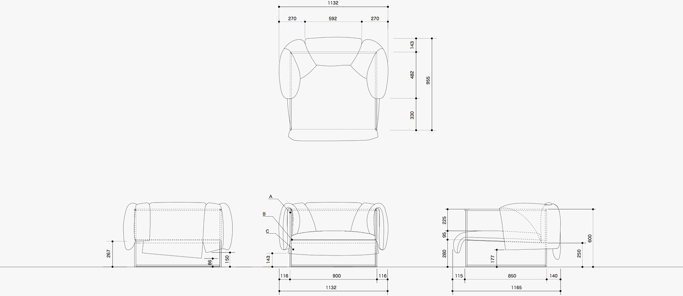 Home Furnishing，product design，industrial design，sofa，Simplicity，