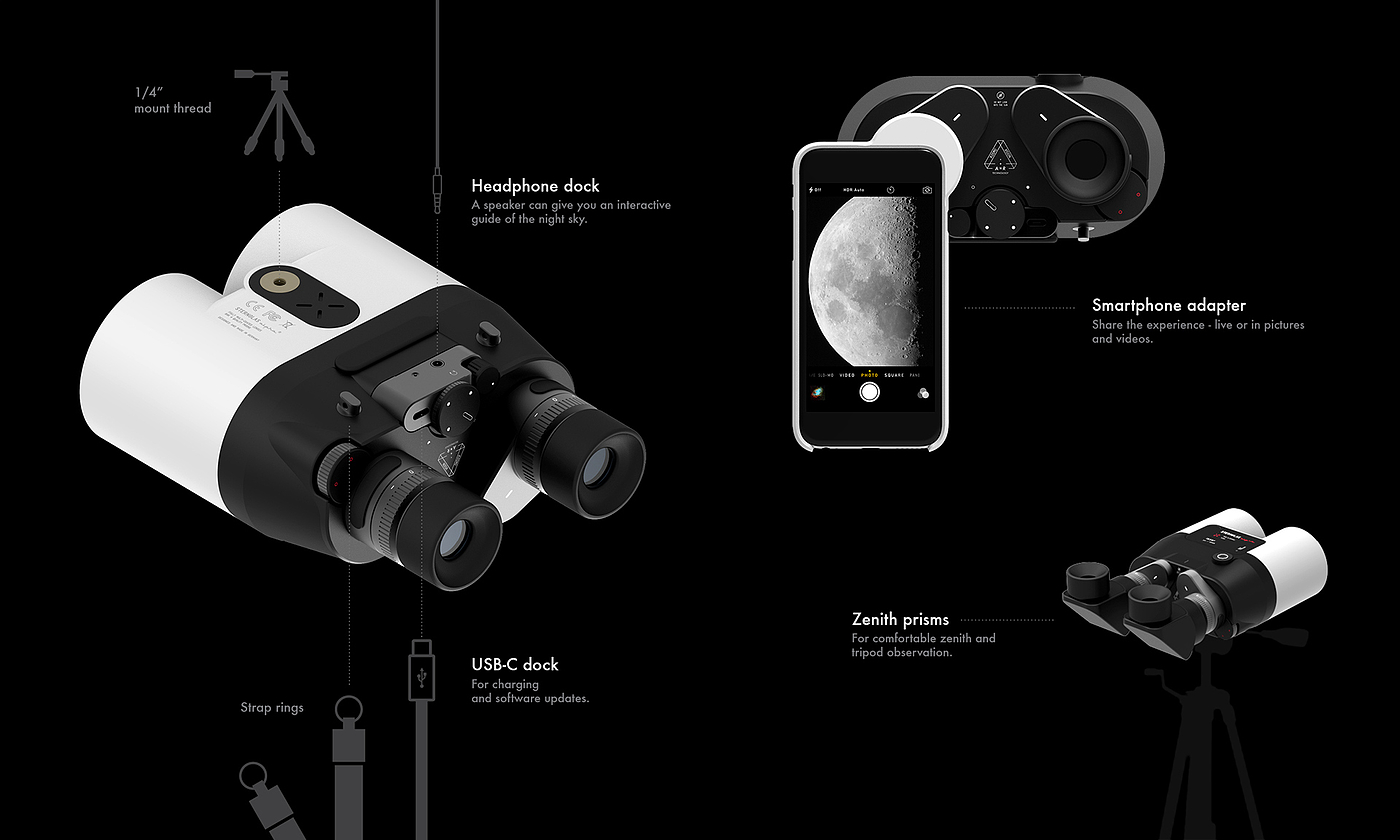 Reprint，industrial design，product design，Astronomical telescope，outdoors，