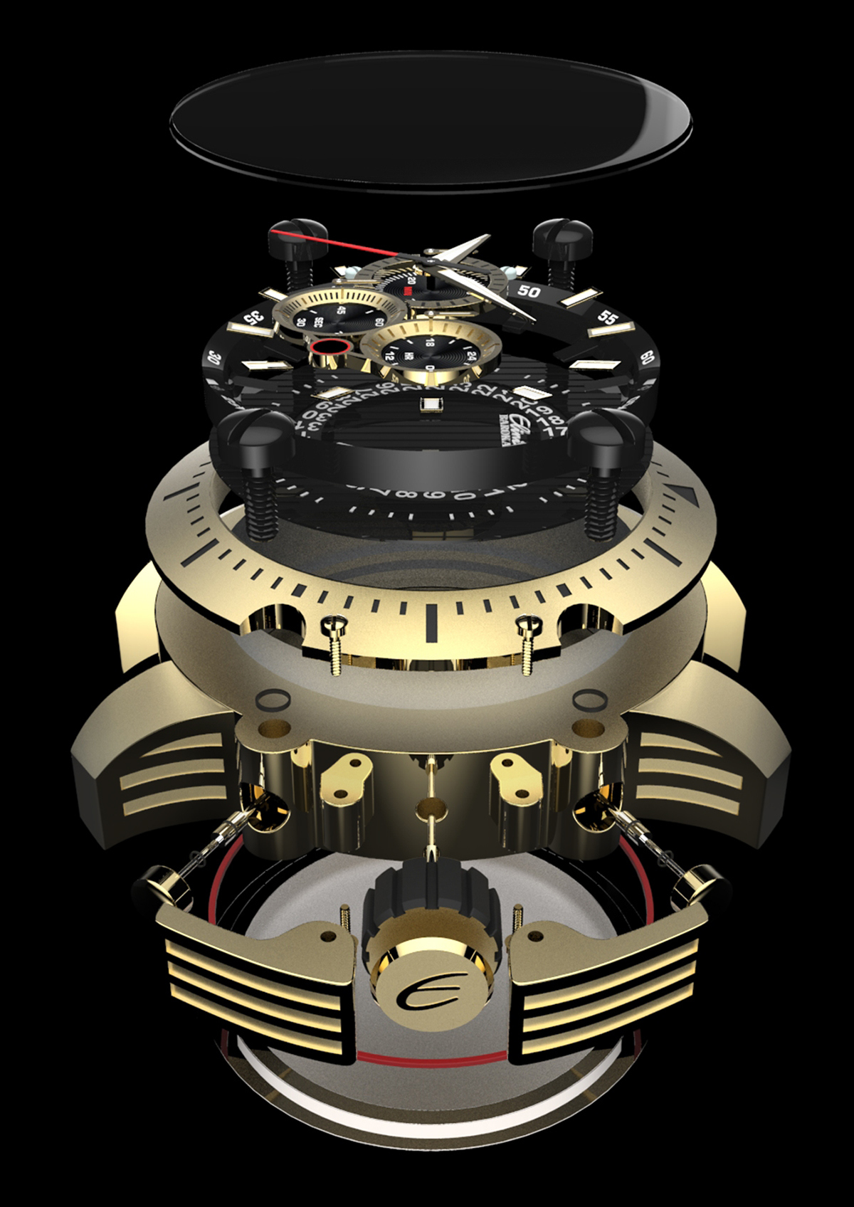 机械,装饰,产品设计,精致,金属质感