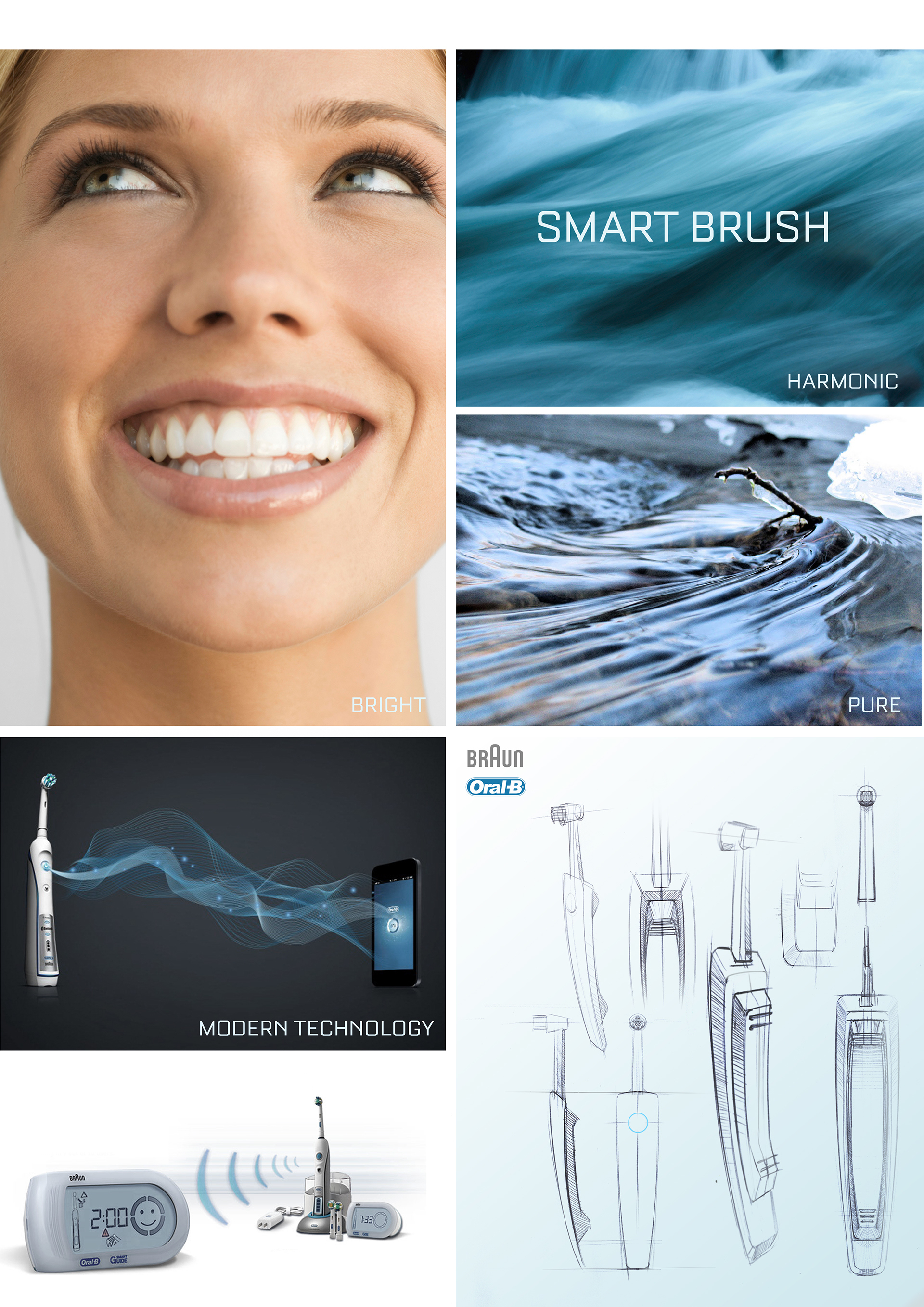 Reprint，industrial design，product design，Electric toothbrush，intelligence，