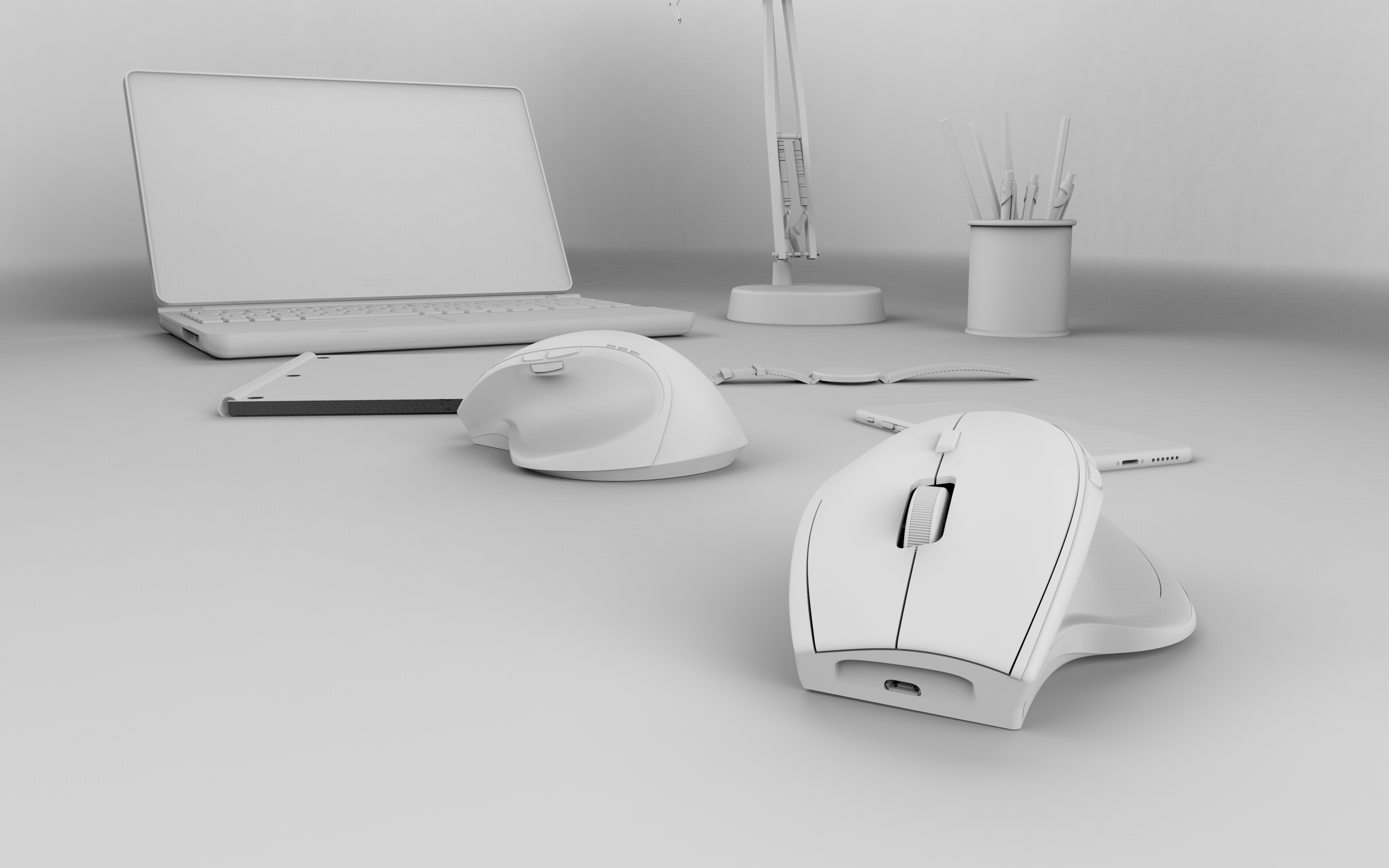 鼠标建模效果图