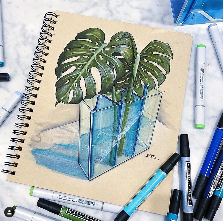 Hand drawn，industrial design，Reid Schlegel，page，