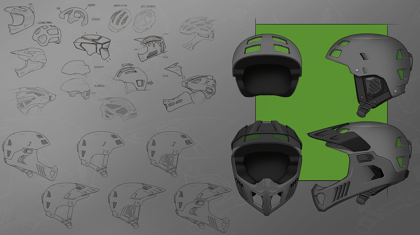Reprint，industrial design，product design，Helmet，outdoors，