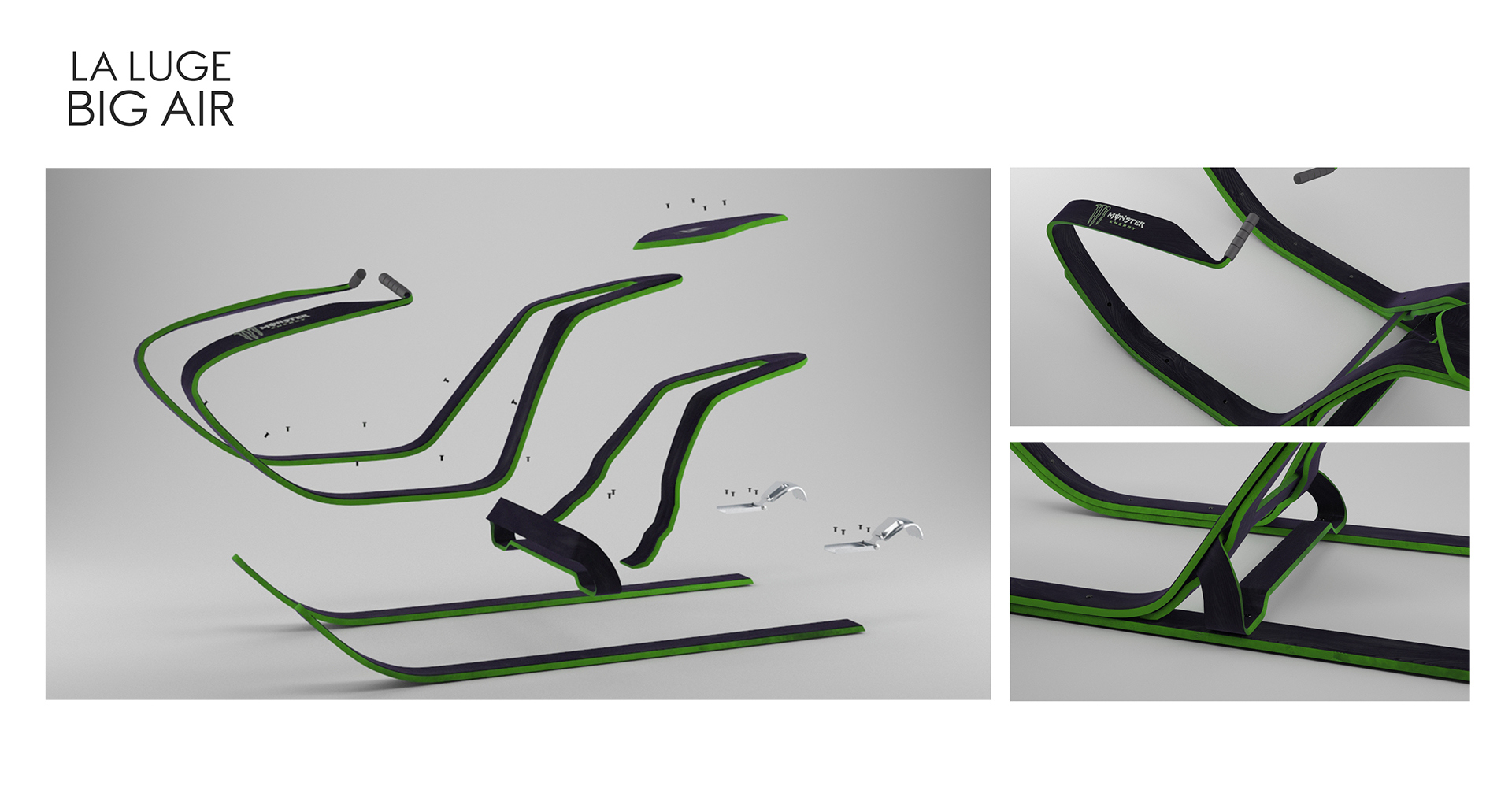 Reprint，industrial design，product design，sled，outdoors，